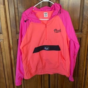 Victoria Secret Pink Windbreaker Neon